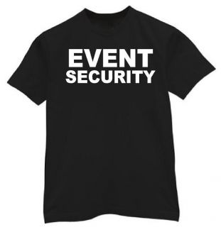 Shirt M 3XL Event Security Concert Custom Employee