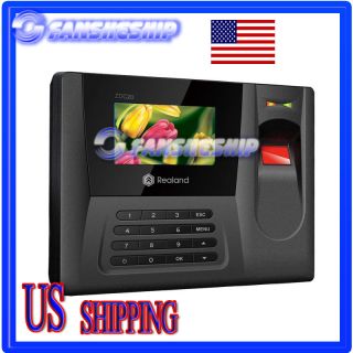  Fingerprint Time Attendance Energy Save Punched Card Machine