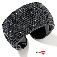 Graziano Love Sparkle Pavé Stone Cuff Bracelet