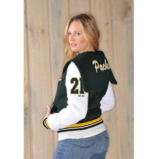 Green Bay Packers NFL Womens Cheer Jacket with Hood