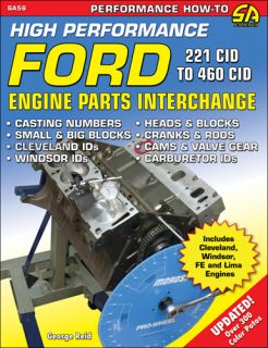  Performance V8 Engine Parts Interchange Manual Casting Numbers