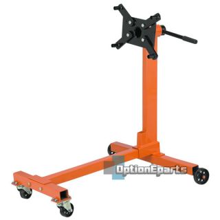 Heavy duty engine stand supports up to 1000LBS engine/motor 360 degree