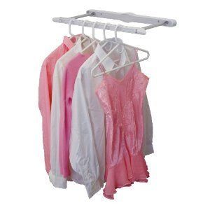 Evriholder Hang N Hide Laundry Holder Fold Away Clothes Hanger, HNH W