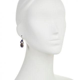 220 324 sajen multicolor drusy purple quartz drop earrings rating be