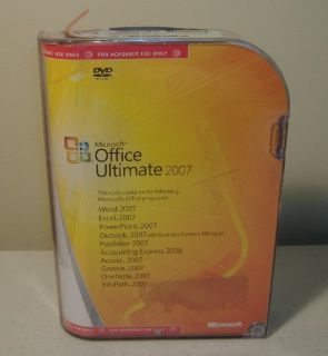   OFFICE 2007 Ultimate Version FULL RETAIL MS Word Excel Publisher PRO