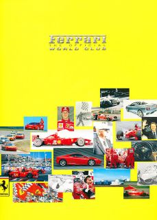 2000 Ferrari Sales Brochure 550 Maranello 456 GT 360 Modena Spider