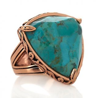 211 949 studio barse turquoise copper triangle ring rating 1 $ 59 90