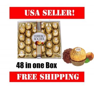 Ferrero Rocher 48 count in each box. $55 val Wholesale HAZELNUT CANDY