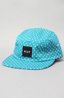 HUF The Monogram H Volley Hat in Teal