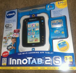 Blue Innotab 2S Kids Learning Tablet w 17 Apps Wi Fi Camera BNIB
