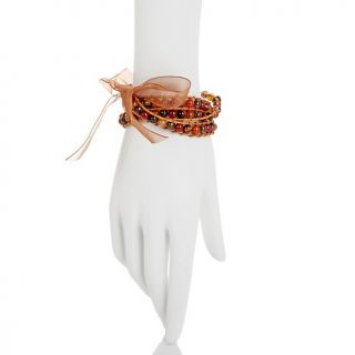 Jewelry Bracelets Beaded Sonoma Studios Brown Multigemstone Wrap