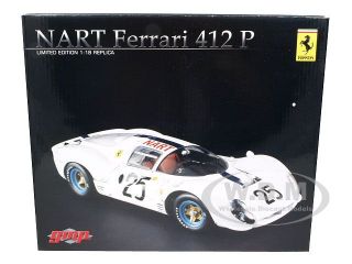  scale diecast model of ferrari 412 p nart 25 die cast car model by gmp