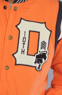 10 Deep The Division Baseball Jacket in Orange