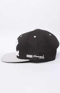 DGK The DGK x Diamond Haters Snapback in Black Silver