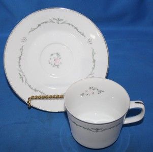 Signature Collection Petite Bouquet China Cup Saucer