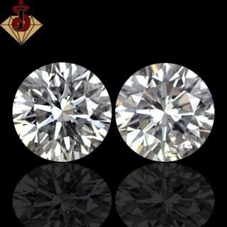 44 Cts Natural F Color Diamond Loose Gemstone Round Cut Pair