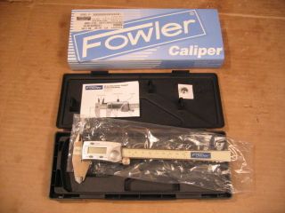 Fowler Caliper IP54 6 Electronic NEW never used tool in case 0 6