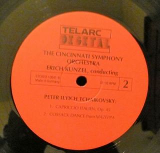 Telarc DG 10041 Tchaikovsky 1812 Erich Kunzel LP