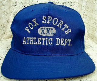 RARE Fox Sports Film Crew Hat XXL Athletic Department