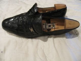 Di Fabrizio Mens Genuine Alligator Shoes Size 11 5 RARE