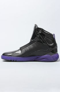 adidas The Roundhouse Mid 20 Sneaker in Black Collegiate Purple