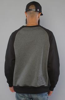 Dissizit The Bang Bang Crewneck Sweatshirt in Black Heather