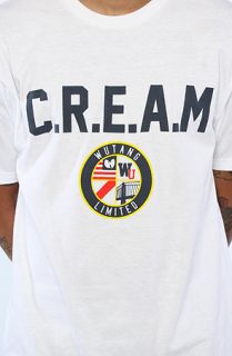 Wutang Brand Limited The Cream Tee in White
