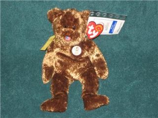 Ty Beanie Champion Bear 2002 FIFA World Cup Free SHIP USA