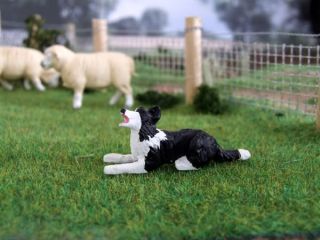 32 Scale Lead Free Sheep Dog Collie for Britains Siku Farm Garden