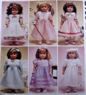 Doll Clothes Pattern Fancy Dress 18 Dolls Gotz
