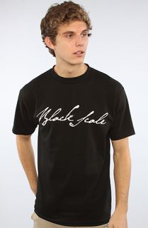 BLVCK SCVLE The Signature Logotype Tee in Black