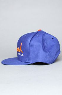  supply co the o g logo snapback cap in royal orange white sale $ 29 95