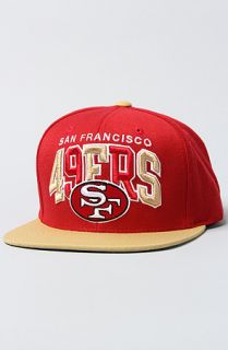 Mitchell & Ness The San Francisco 49ers Arch TriPop Snapback Cap in