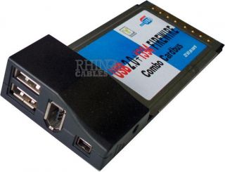 PCMCIA 32 Bit Card CardBus USB USB2 0 Firewire 6 Pin 4 Pin for Laptop