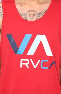 RVCA The Colors Tank in Red Concrete Culture