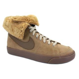  High Roll 538254 200 Womens Laced Suede Hi Top Trainers Filbert
