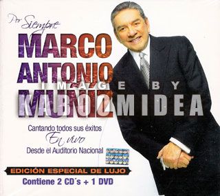 Marco Antonio Muniz Por Siempre Vivo Edicion Especial 2 CD DVD Muñiz