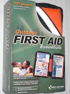 Outdoor First Aid Kit Soft Pack 107 Pieces by First Aid Only 1 Each