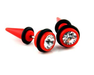 Fake Ear Plugs Cheaters Fake Taper Stretcher 16GAUGES