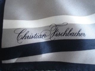 Christian Fischbacher Classy Silk Shawl Scarf 62X17