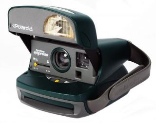 Polaroid Green OneStep Express 600 Instant Film Camera Vintage Working