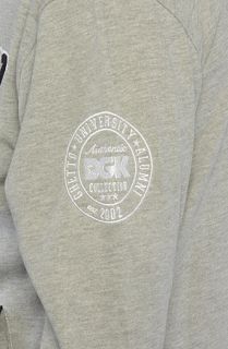 DGK The Scholar Snap Up Sweatshirt in Ash Heather