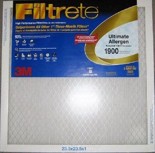 Filtrete Ultimate Allergen Reduction Air Filters 23 5x23 5x1 Set of