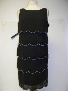 fashions women s scallop edged tiered dress best buy online