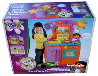 Fisher Price Dora the Explorer Fiesta Favorites Kitchen Mattel ~Brand