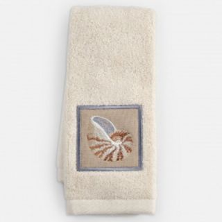  fingertip towel sarasota sea shells cream bathroom fingertip towel