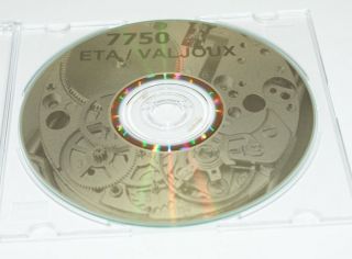  service reference guide for the eta valjoux 7750 movement this cd