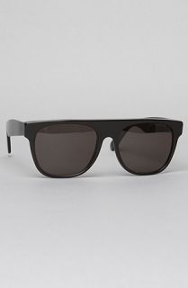 Super Sunglasses The Large Flat Top Sunglasses in Black : Karmaloop