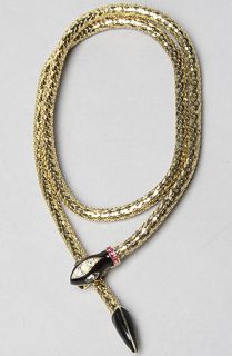 Betsey Johnson The Gold Snake Necklace