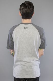 RVCA The Camby SS Tee in Athletic Heather and Slate Heather